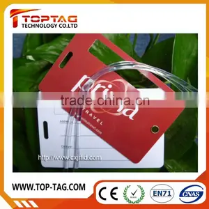 2015 Fashionable Custom Hard PVC Luggage Tag for Travelling Agency/airport thumbnail-5