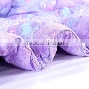 Cheap Price Polyester Microfibre Bright Purple Colored King Size Down Comforters thumbnail-4