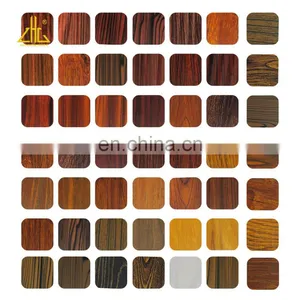New Fashion Color 6063 White Paper Transfer Printing Wood Grain Aluminium Extrusion Profile thumbnail-5