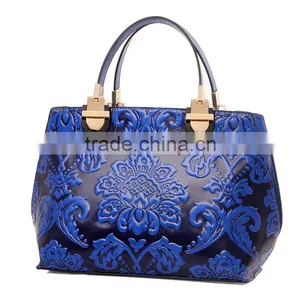 C22770B New Fashion China Unique Women Fancy Emboss Handbags thumbnail-3
