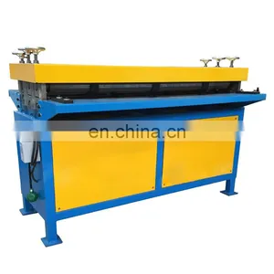 Factory Manufacture Metal Plate Reinforce Machine 5/7 1.5*1300mm Seven/five Lines Forming Air Duct Reinforcement Machine thumbnail-1