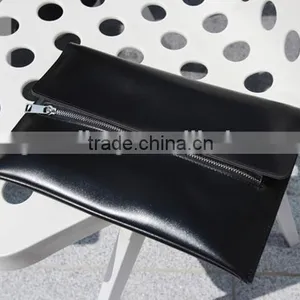 Pebbled Leather Women Small Envelope Clutch Bag ,leather Pouch 2016 thumbnail-4