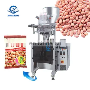 Frozen French Fries Roll Film Vertical Flow Type Small Auto Weighing Sachet Filling Packing Peanuts Machine for Granulated thumbnail-1