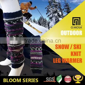 OM3260 O.MOSA 3G Wool Fancy Yarn Sport Knitted Bubble Structure Leg Warmer thumbnail-1