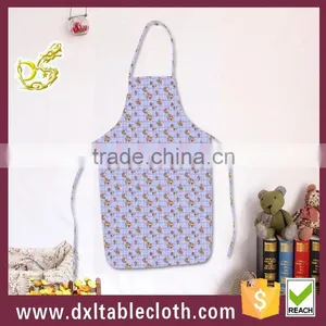 Non-woven Fabric Anti Oil Waterproof Printed Fancy Bib Kitchen Aprons Cooking Apron thumbnail-1