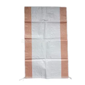 Black Plastic PP Woven Bag Cement Sand Packaging thumbnail-2