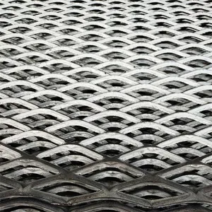 2.0 mm Thick Ceiling Decorative Aluminum Plate Mesh, Rhombus Aluminum Plate Ceiling Mesh, Construction Metal Plate Mesh thumbnail-1