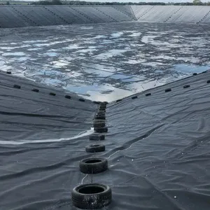 HDPE Geomembrane Liner, 8 Meters Wide, 210 Meters Long, and 1.0mm Thick thumbnail-1