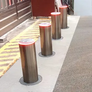 UPARK Good Quality Roadway Prevent Violent Collision Scenic Area 304 Driveway Post Automatic Rising Bollards thumbnail-4