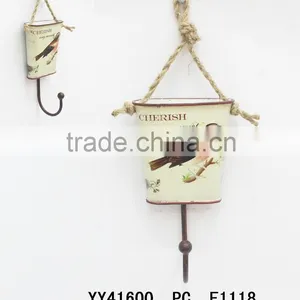 Antique Bird Metal Single Hook for Home Decor thumbnail-1