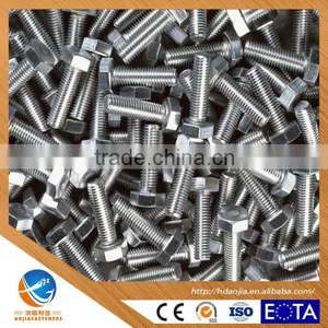 FACTORY PRICE DIRECT SELLING HEX BOLTS/HEX HEAD BOLTS M6-M24 WITH WZP thumbnail-1