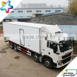Heavy Duty 9.6m Refrigerator Truck Body 31T Sino-Truck T5G 340Hp Chassis Reefer Truck thumbnail-6