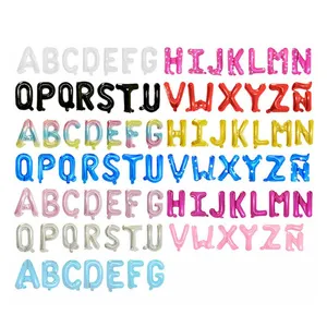 Wholesale 16 InchAmerican Format Foil A-Z Letter Shape Ballons Helium or Air Balloons for Party Decoration thumbnail-5