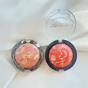 Fully Customized Marble Cute Powder Blusher Container Face Powder Oem Blusher Plate thumbnail-4