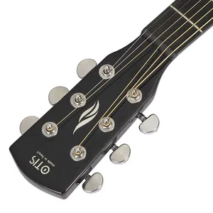 China Factory Wholesale 36-inch Acoustic Guitar - Model: OTIS - 36 Cloud Sand Taylor Body Glossy Plywood M-14 (Sunset Color) thumbnail-5