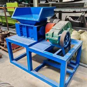 Wood Pallet Double Fabric Shredder Textile Shaft Coconut Husk Shredder Machine Cheese Shredder Machine for Sale thumbnail-4