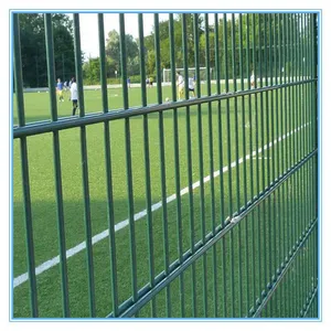 Galvanized Double Wire Mesh Fence With 2.5mm Wire Diameter for Industrial Security thumbnail-1
