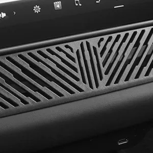 Rear Console Air Outlet Protective Grille for 2024-2025 Tesla Model 3 Highland / Y Juniper Black thumbnail-1