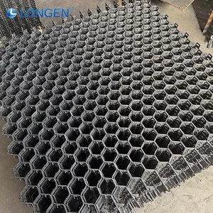 Refractory Mesh Bonding Holes Inner Buckle Lock Riveting Standard Bonding Hole Custom Tortoise Shell Mesh Industrial Grade thumbnail-1