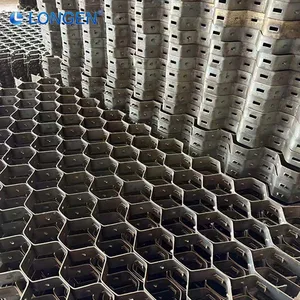 Carbon Steel Stainless Steel Tortoise Shell Mesh Hex Grid for Refractory Lining Furnace Construction Custom Surface thumbnail-5