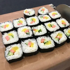 304 Acero inoxidable Manual Fabricador de sushi cuadrado QD-JM40 Máquina de enrollar maki de alta eficiencia para el procesamiento de comida japonesa thumbnail-2