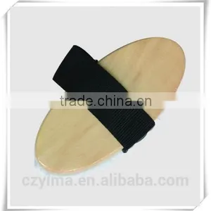 Wooden Horse Cleaning Brush With Nylon Strap/equestrian thumbnail-1