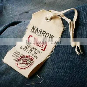 Good Quality Canvas Hang Tag for Jeans thumbnail-1