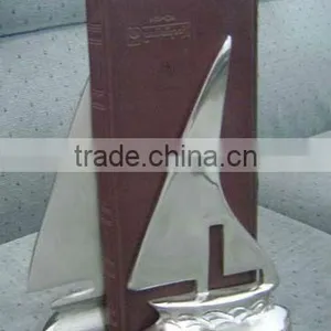 Cast Aluminum Decorative Bookends/ Nautical/ Marine / Table Top for Home/ Hotel/ Office / Business & Corporate Gifts/ Book Stand thumbnail-1