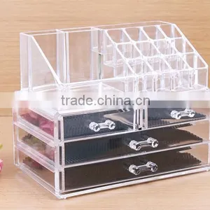 C39 ANPHY Large 4 Drawers PS Crystal Makeup Box Washroom Storage Rack for Jewelrys Cosmetics Acessories Quality Choice thumbnail-4