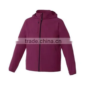 Spring Women Outdoor Softshell Hooded Jacket for Juniors thumbnail-2