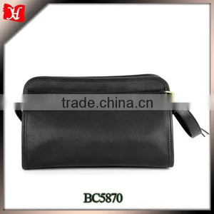 High Quality Leather Travel Kit Toilet Bag Toiletries Travel Kit Bag Made in China thumbnail-1