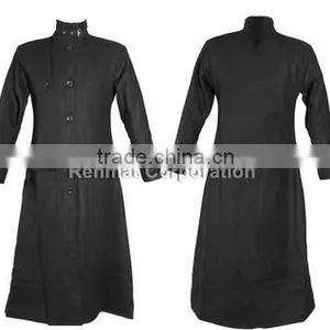 GOTHIC STYLE BLACK LONG COAT GOTH UNIFORM STYLE thumbnail-1