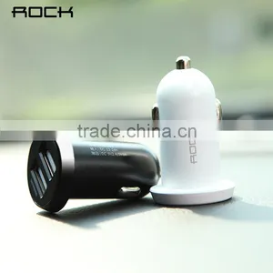 Ditor Series Car Charger Kit for Universal Mobile Phone Original Rock 2.4A Fashion Double Car Charger MT-5578 thumbnail-1