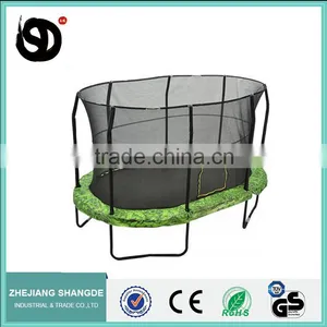 7'x10' Rectangular Trampolines With Safety Net thumbnail-3