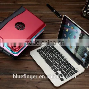 Hot Selling Bluefinger Keyboard Case Cover for IPad Mini With Detacable Cover,calmshell Keyboard, thumbnail-5