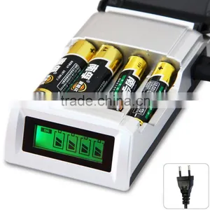 C905W C905 4 Slots Slot LCD Display Smart Intelligent Battery Charger for AA AAA NiCd NiMh Batteries thumbnail-1