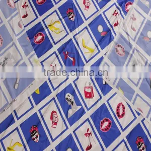 Poplin Weave Woven Cotton Print Fabric for Girls Dresses 2016 thumbnail-4