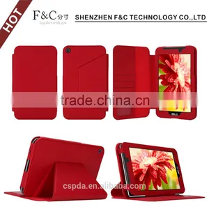 Lightweight Back Stand Folio PU Leather Case for ASUS ZenPad C 7.0 With Credit Card Slots thumbnail-1