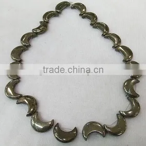 Pyrite Loose Gemstone in Star and Moon Shape Factory Made thumbnail-1