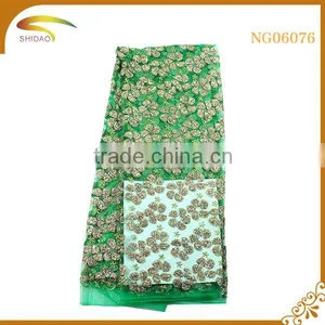 Custom Wholesale Clothes Accessories African Style French Lace Trim Floral thumbnail-6