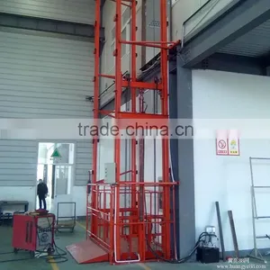 Vertical Guide Rail Hydraulic Cargo Lift With CE thumbnail-5