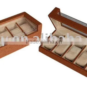 Ostrich Leather Watch Box thumbnail-1