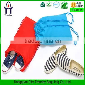 Customized Printed Drawstring Shoe and Bag Polyester Drawstring Shoe Bag thumbnail-1