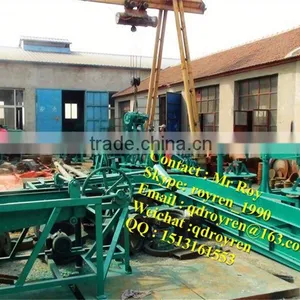 Waste Used Tire Cutting Machine Waste Tyre Block Cutter thumbnail-3