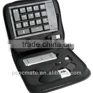 PC Mouse Usb Hub Earphone Numeric Keypad 5 in 1 Travel Pouch Set thumbnail-1