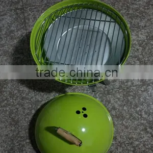 UrCooker XT-JNQ05 Cute Green Round Custom Design Portable Charcoal Bbq Grill thumbnail-2