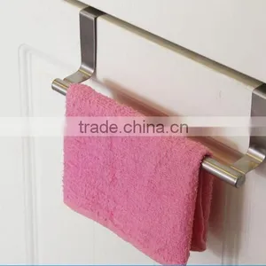 High Quality Stainless Steel Towel Bar Holder Over the Kitchen Cabinet Cupboard Door Hanging Rack Storage Holder Accessories thumbnail-1