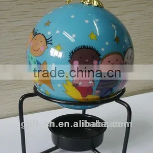 Inside Painted Glass Ball Ornament thumbnail-1