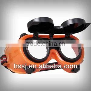 2016 Chemical Welding Goggles Black PC Lens Welding Goggles 4 Indirect Vents Workplace Welding Goggles thumbnail-1