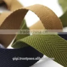 High Density Herringbone Tape / Herringbone Cotton Tape thumbnail-1